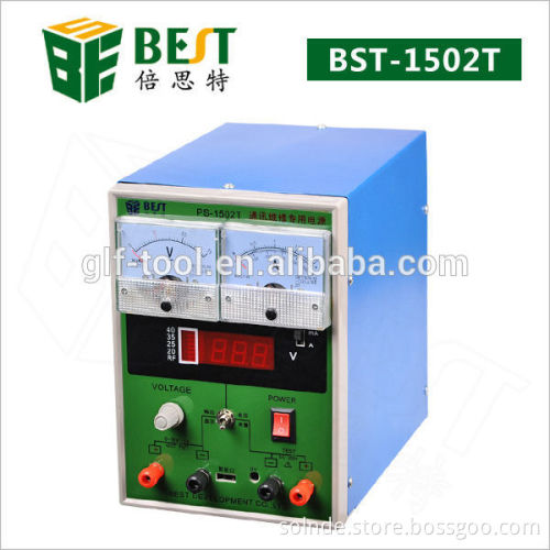 New design BEST-1502T Perfect 15V 2A DC AC Ppower Supply for Mobile Pphone Repairing